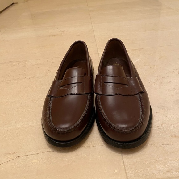 Sebago for Hitchcock Mens Brown Leather Loafers / NWOT / Size 9 /Hitchcock Wide - Picture 2 of 10